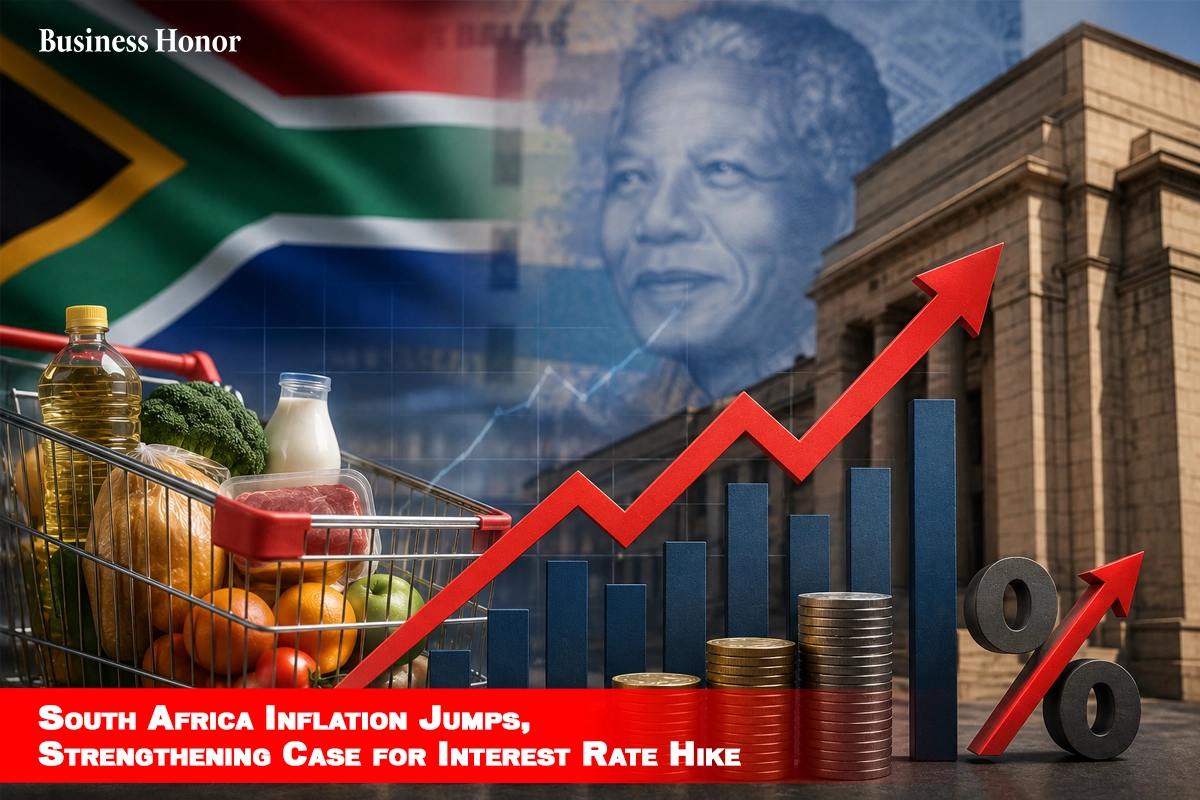 South Africa Inflation Jumps, Strengthening Case for Interest Rate Hike 